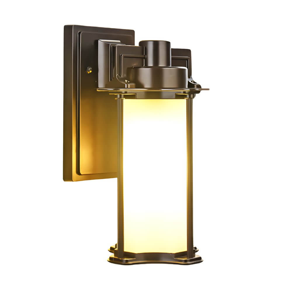 1 - Light Glass Outdoor Wall Lantern Sconce