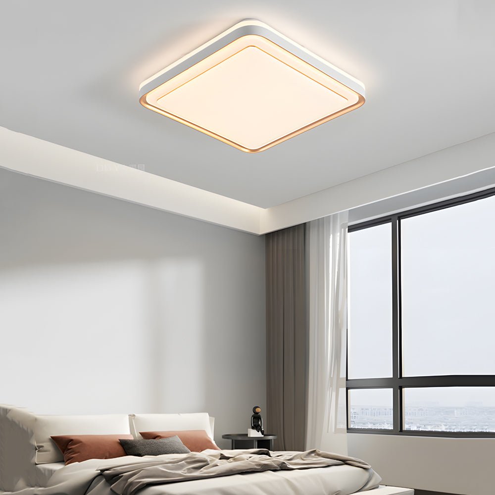 1 - Light Rectangular LED Flush Mount Ceiling Light