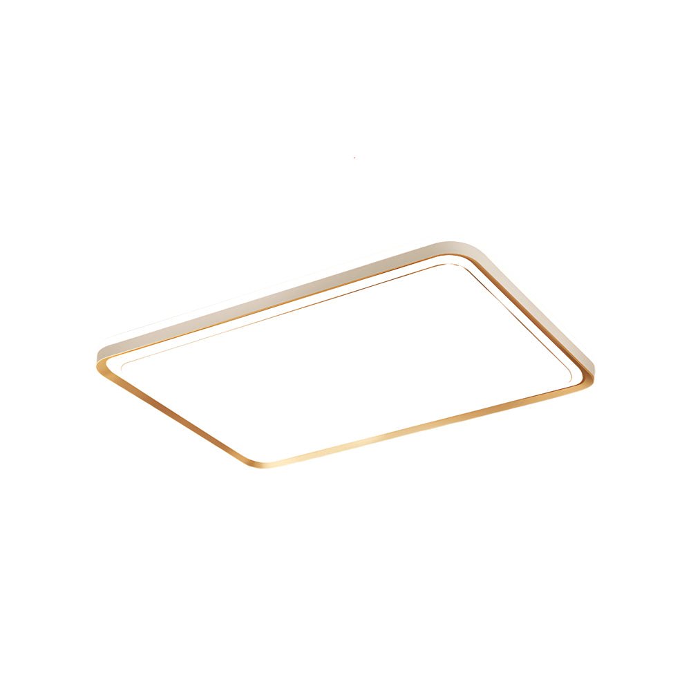 1 - Light Rectangular LED Flush Mount Ceiling Light