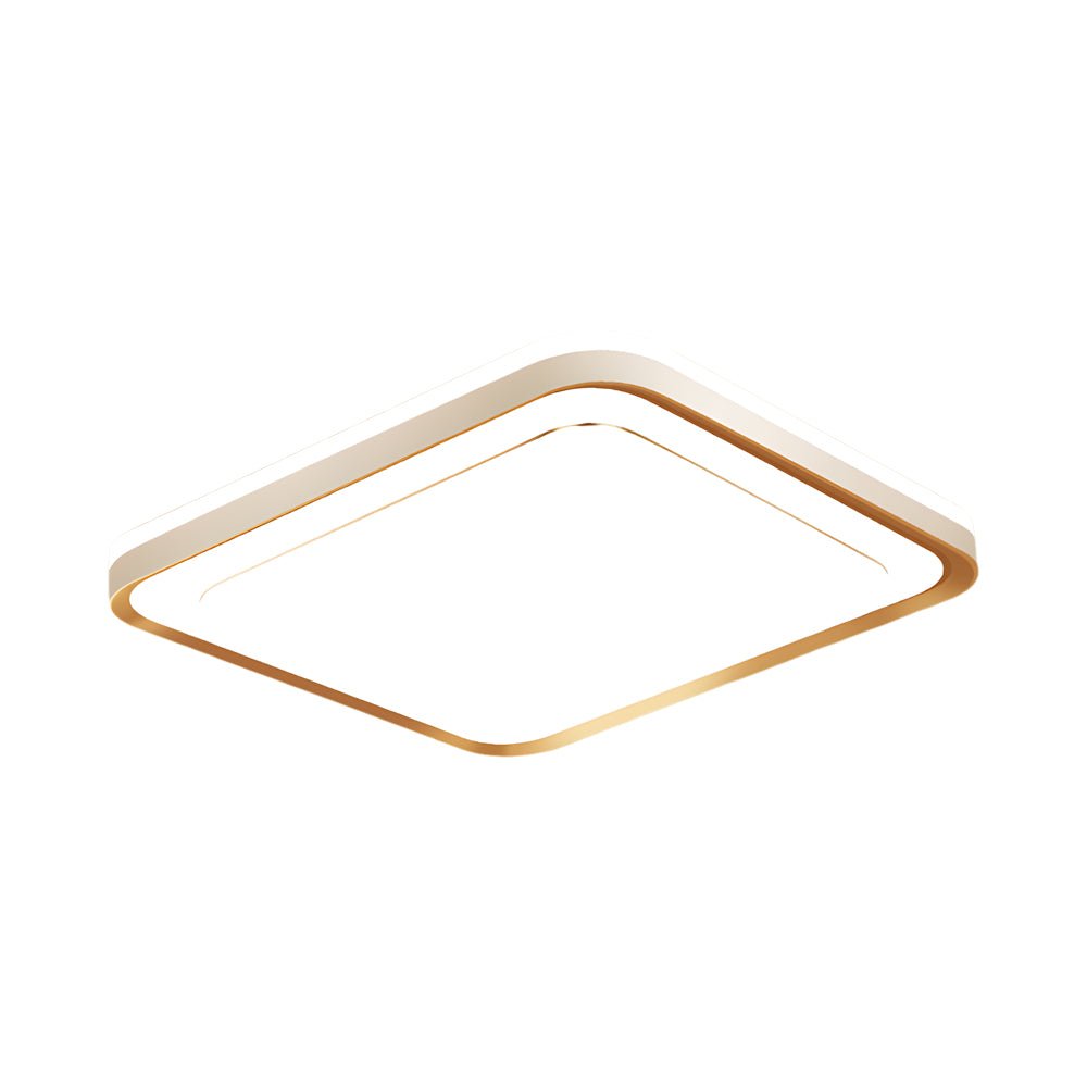 1 - Light Rectangular LED Flush Mount Ceiling Light