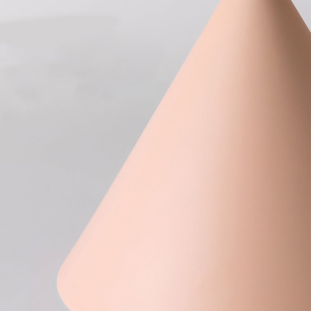 1 - Light Resin Pink Figura Arc Pendant Lamp