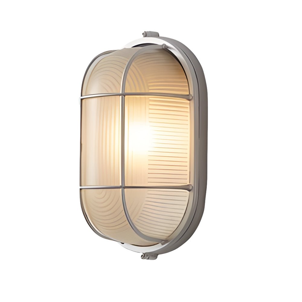 1 - Light Retro Industrial Oval/Round Outdoor Wall Lights Wall Lamp