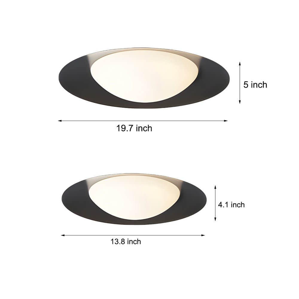 1 - Light Round LED Flush Mount Ceiling Light