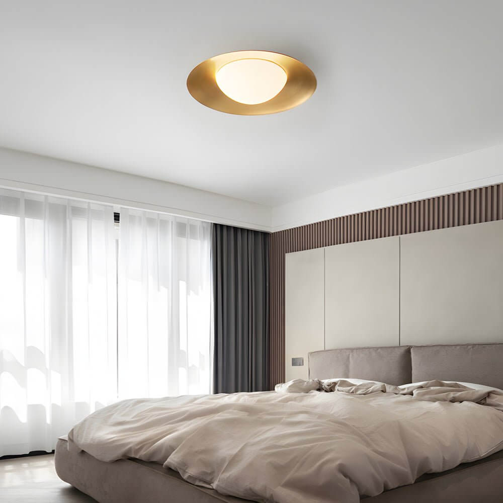 1 - Light Round LED Flush Mount Ceiling Light