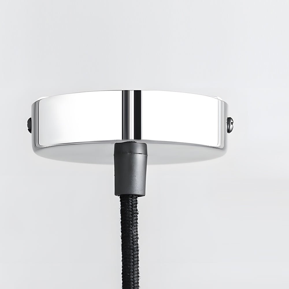 1 - Light Striped Glass Shade Tungsten Wire 40W Pendant Lights