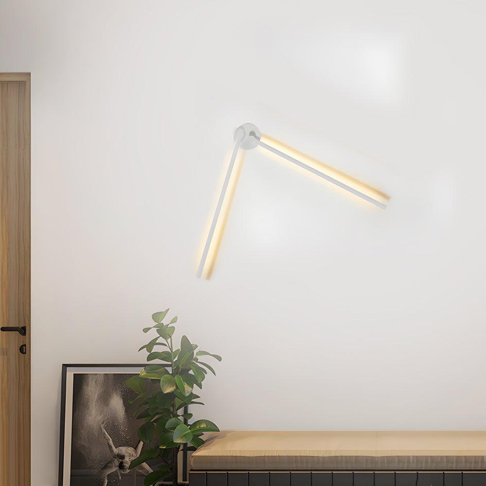 1 PC Black Modern Rotatable Linear LED Wall Light Sconces