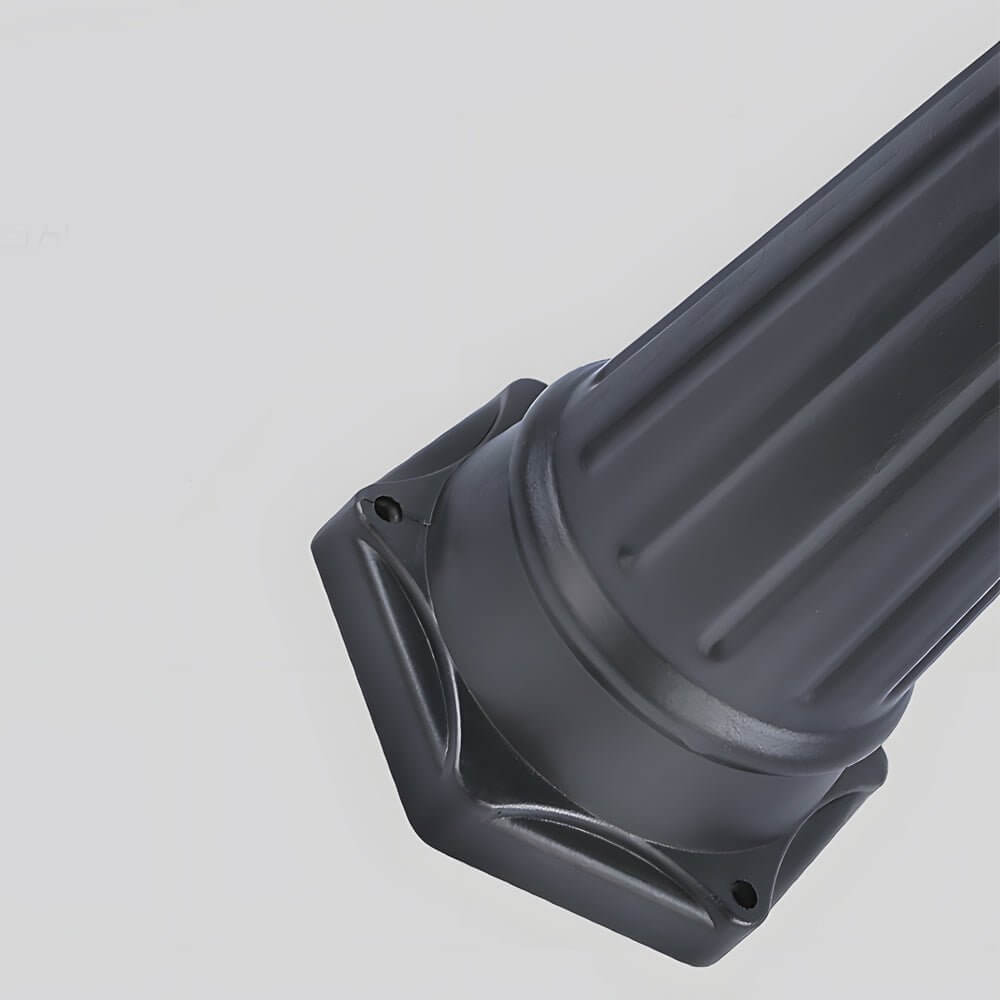 102 - Inch Black Outdoor Street Light with 3 - Light Post Lamp and Pole