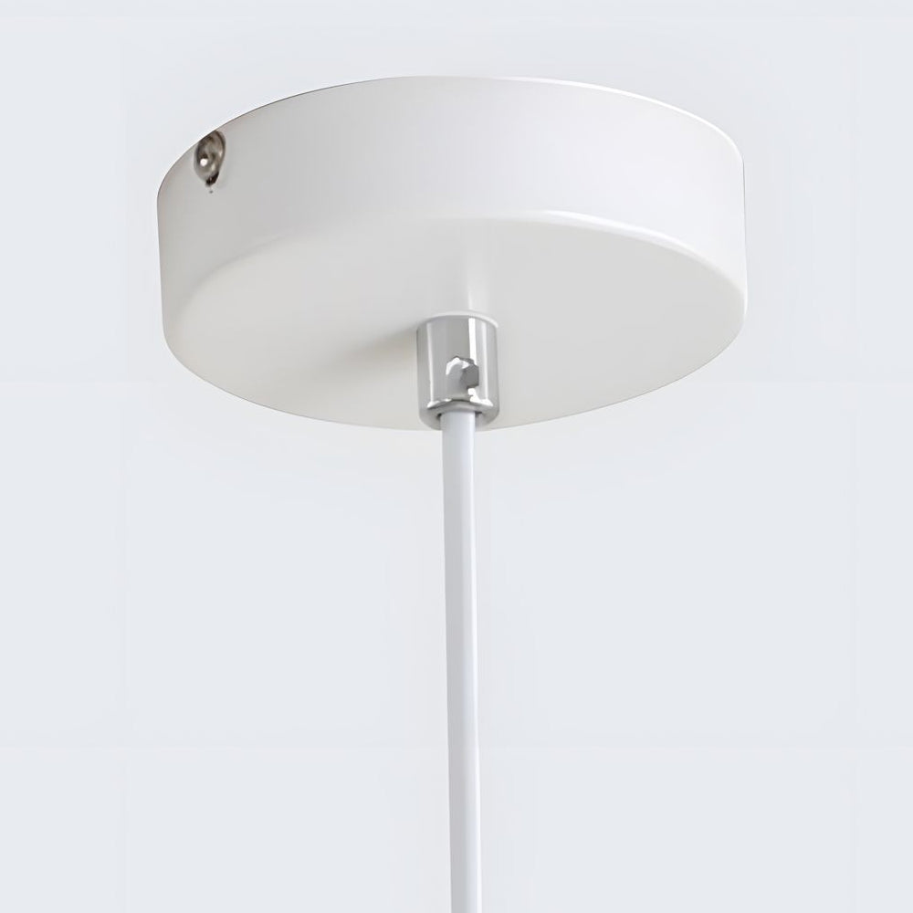 Modern Adjustable Resin Bowl Pendant Lamp