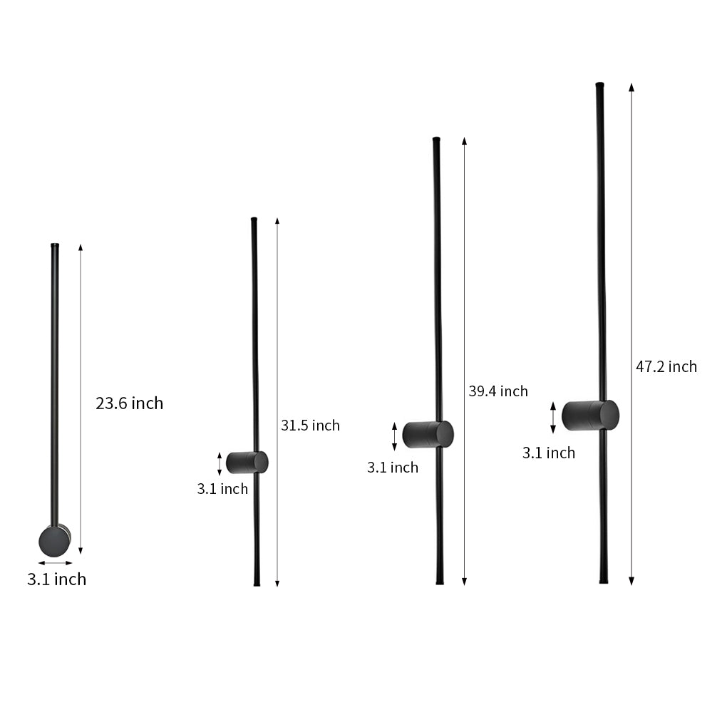 [Open-Box]Remote Control RGB Long LED Linear Lights Wall Sconces