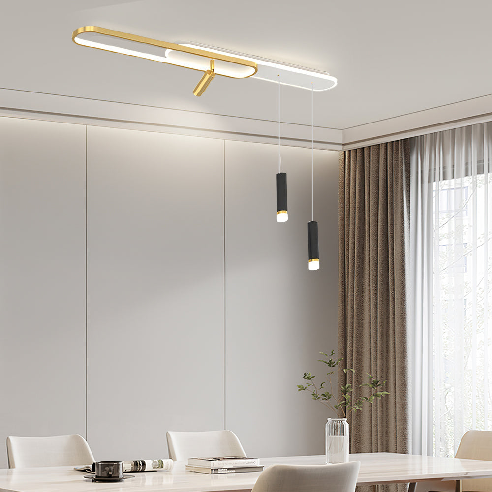 Long Strip 3 Step Dimming Modern Ceiling Lights Spotlights Hanging Lights