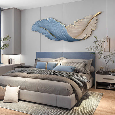 Feather Wall Lamp Modern Luxury Creative LED Art Deco Lamp