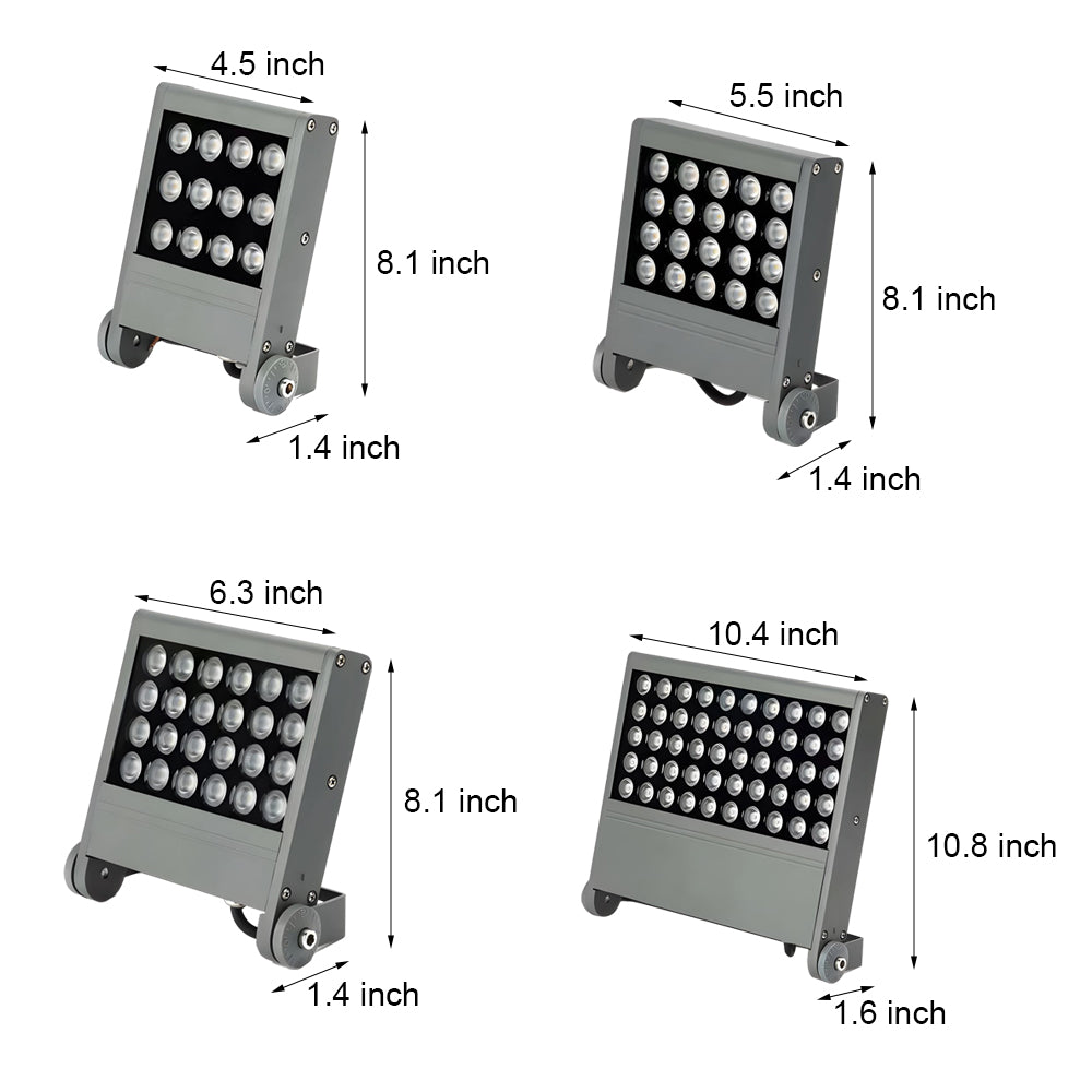 Aluminium Square LED  Flood Light, 12W/18W/24W/36W