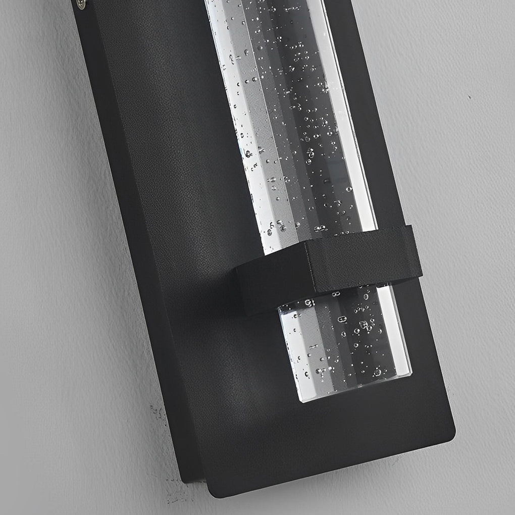 Motion Sensor Waterproof Light Control Bubbles Glass Outdoor Wall Light