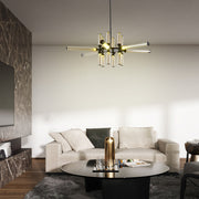 Creative Spliced Glass Tube LED Minimalist Nordic Chandelier Pendant Lights - Dazuma