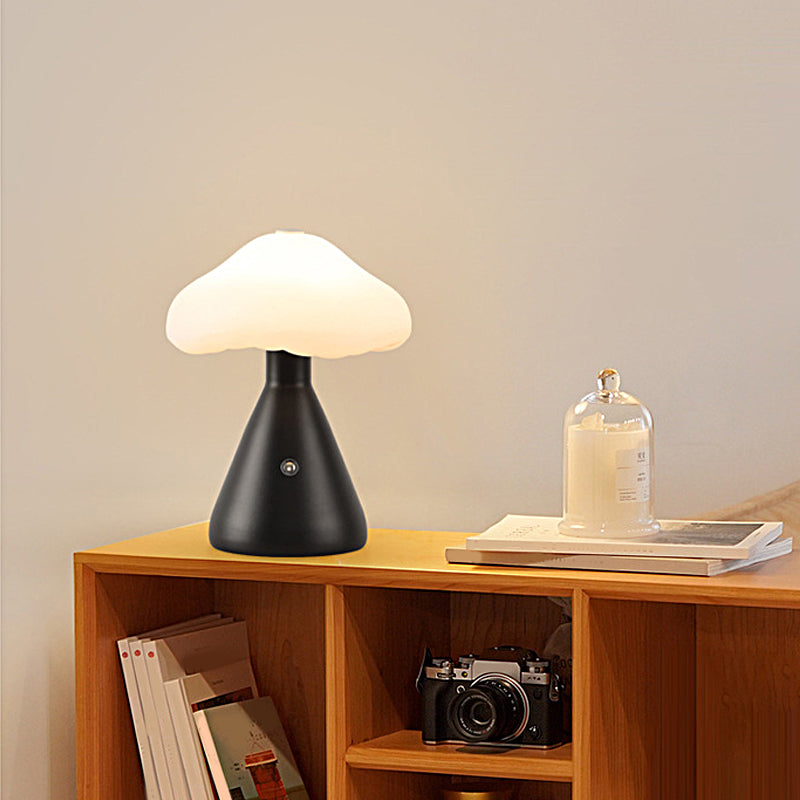 6.3'' Metal Mushroom Table Lamp LED Touch Dimming Bedroom Desk Night Light