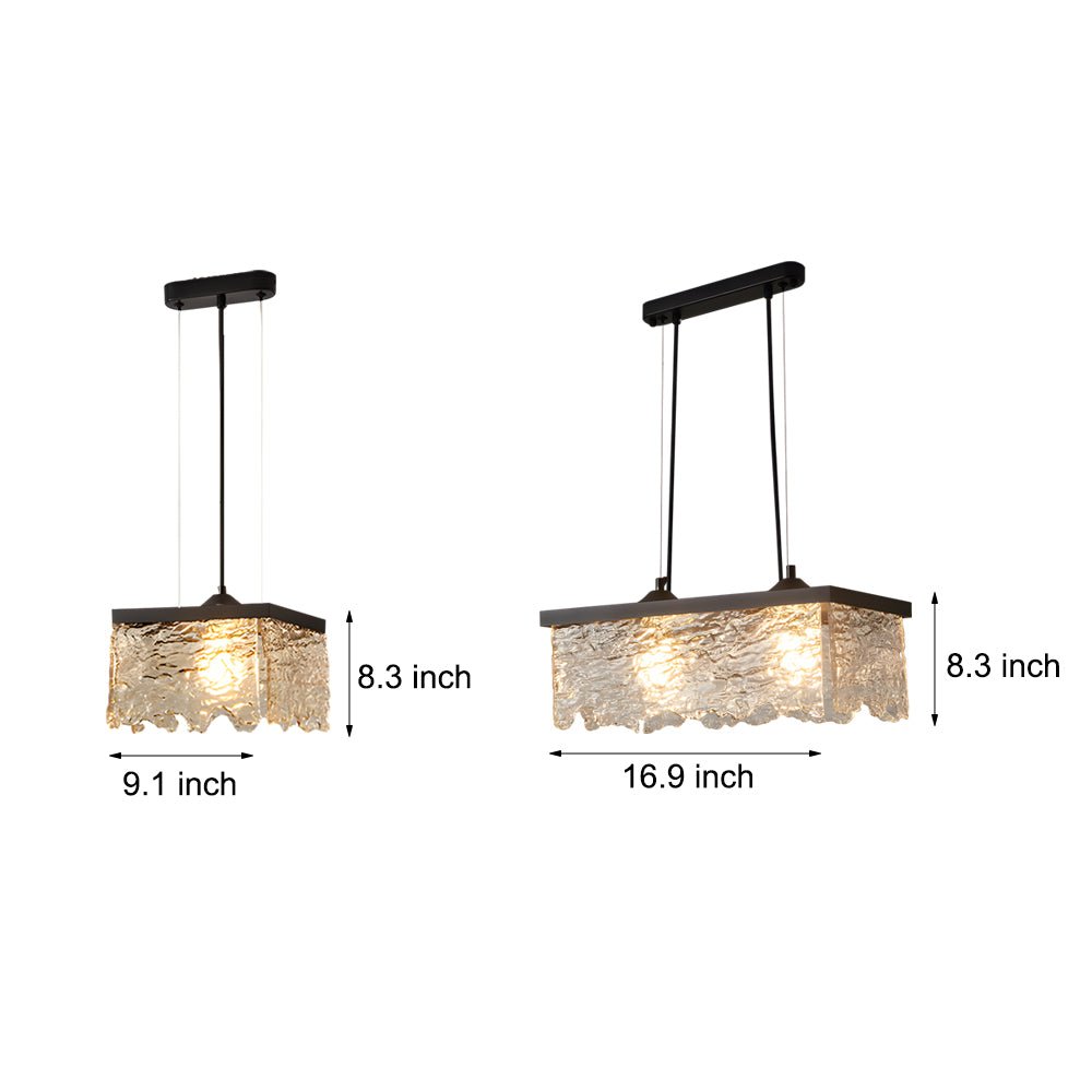 1/2 - Light Glass 3 Step Dimming Chandelier Dining Room Light Fixtures