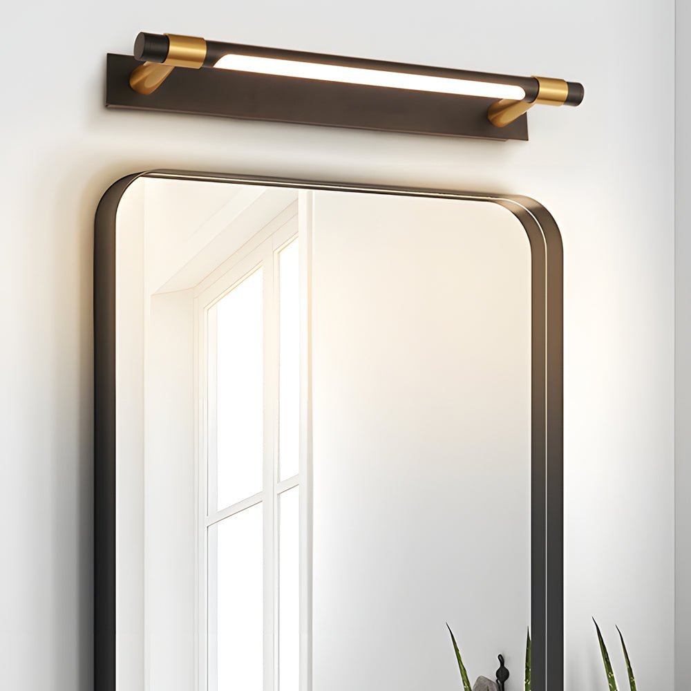 120° Rotatable Flush - Mount Bathroom Vanity Light with Linear Bar and Elegant Finishes