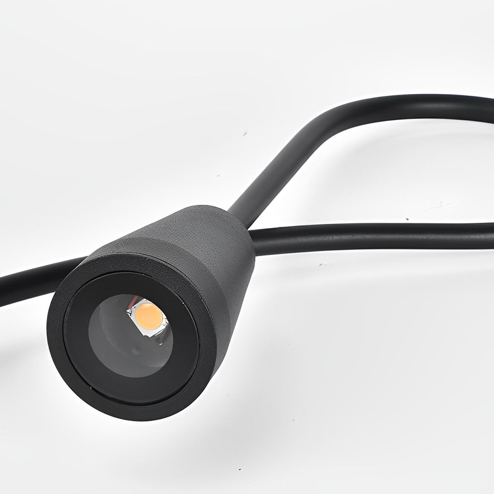 Arched Gooseneck Pathway Lights Waterproof LED COB Outdoor Lighting