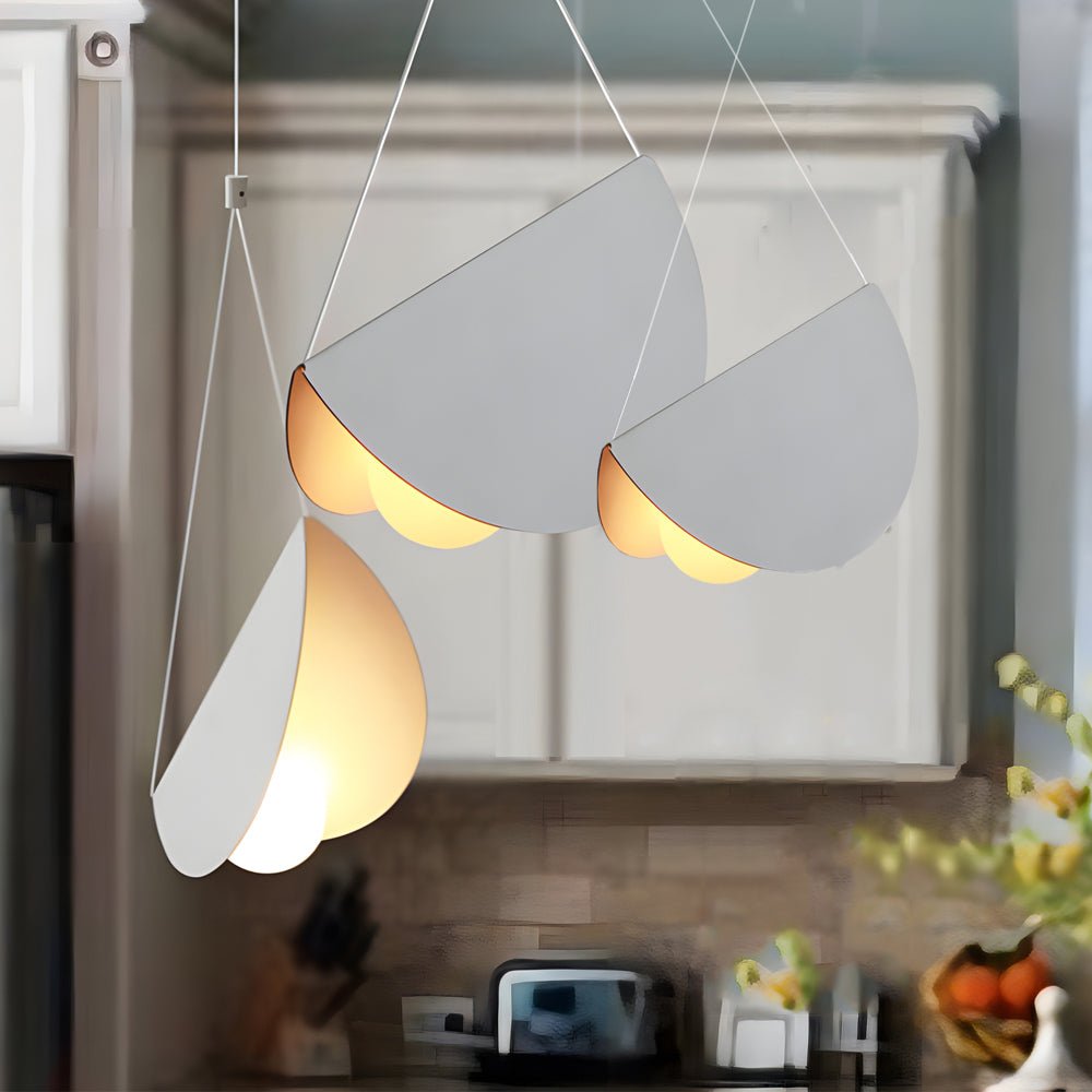 1/3/6 - Light Minimalist Line White Glider Pendant Light