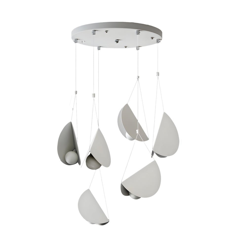 1/3/6 - Light Minimalist Line White Glider Pendant Light