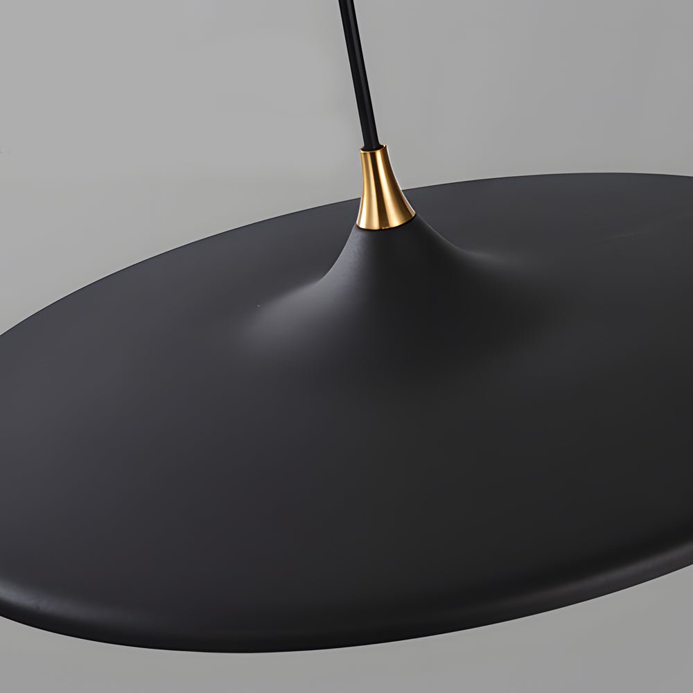 13.8'' 1 - Light Round UFO Pendant Lights LED Metal Hanging Lighting Small Spaceship Pendant Lamp for Bar