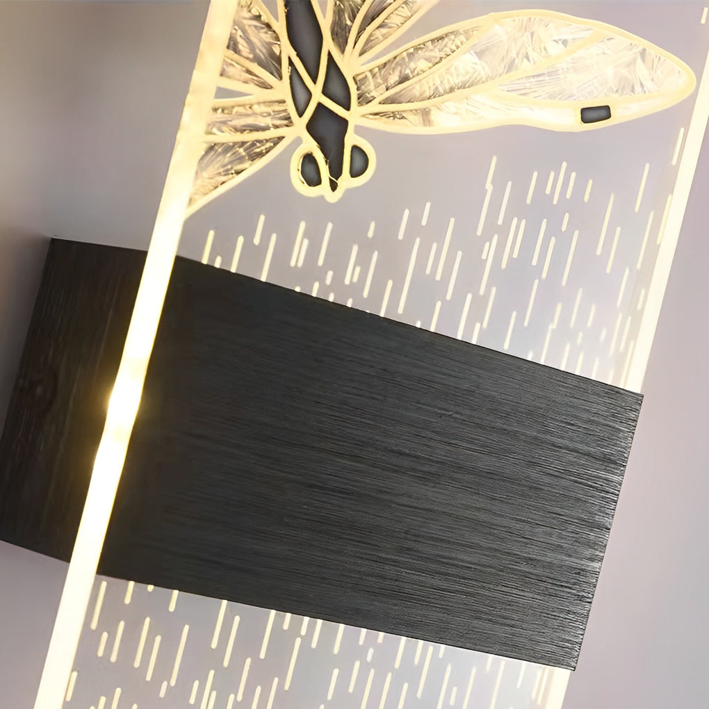 Rectangular Retro Creative Patterns LED Modern Wall Lamp Wall Lights