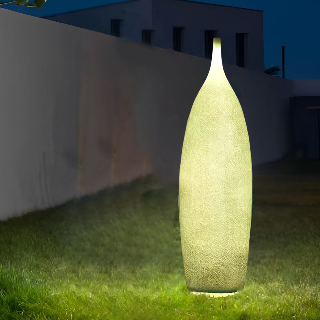 Flower Vases Resin Waterproof LED Modern Outdoor Floor Lamp Lawn Lights