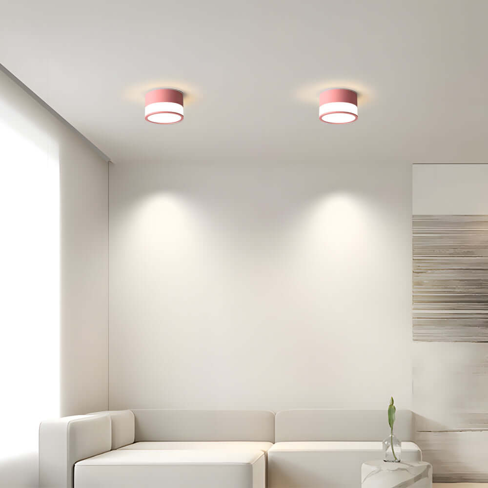 Flush Mount Ceiling LED Lights Modern Minimalist Round Downlight