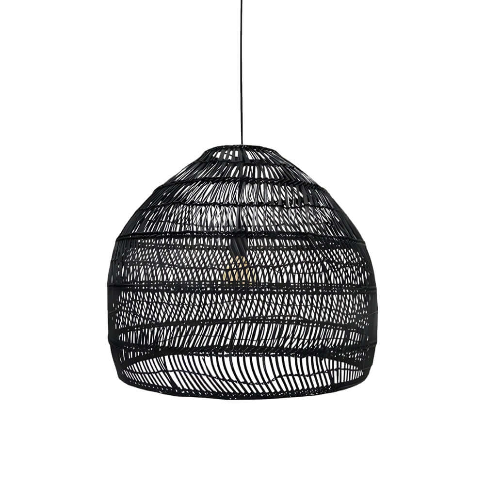15.7 - /19.7 - Inch W Rattan Woven Dome Pendant Light