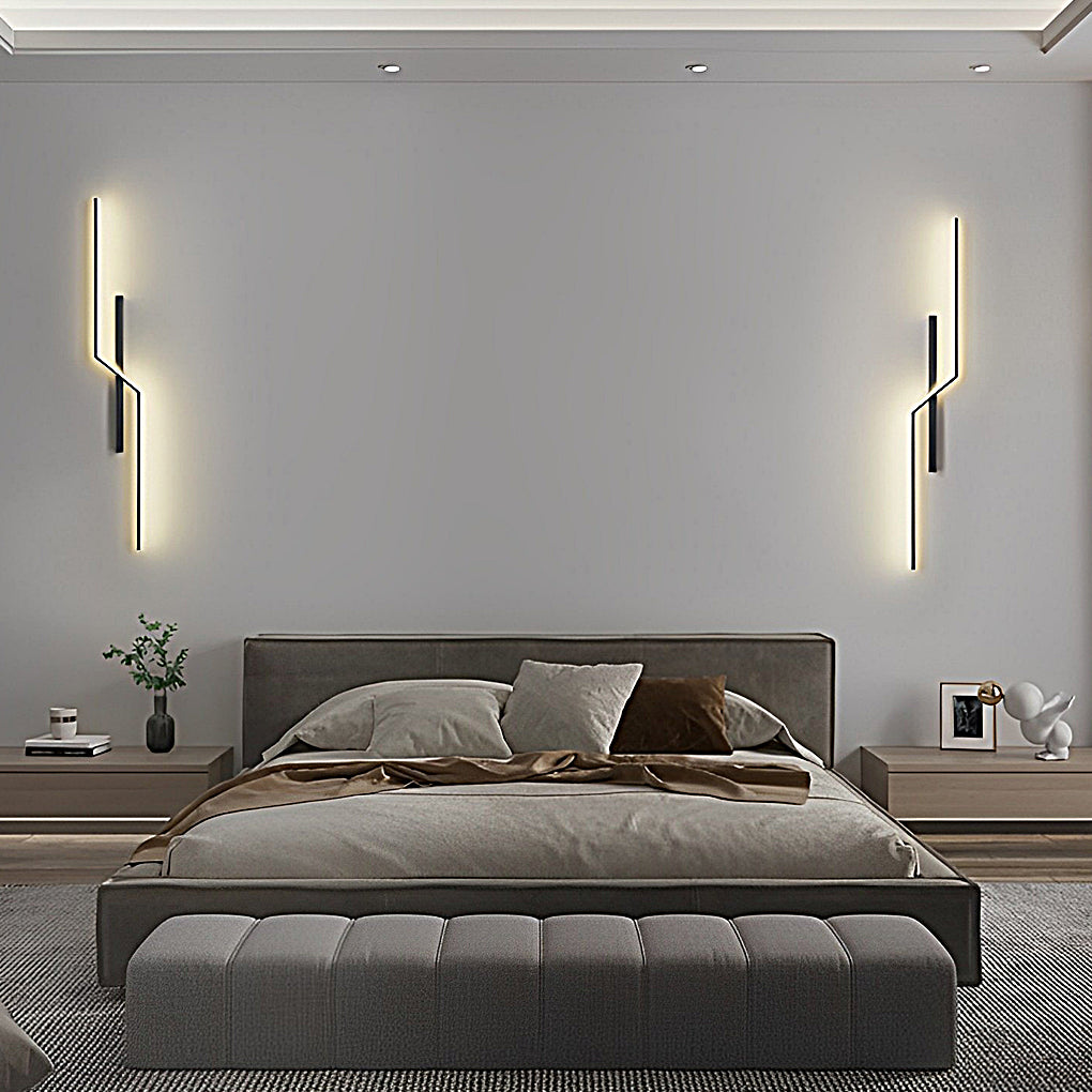 Lines Creative LED Modern Minimalist Wall Lamp Decorative Wall Sconces Lighting