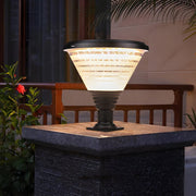 18.9 - Inch H 1 - Light Black Round Pier Mount Post Light