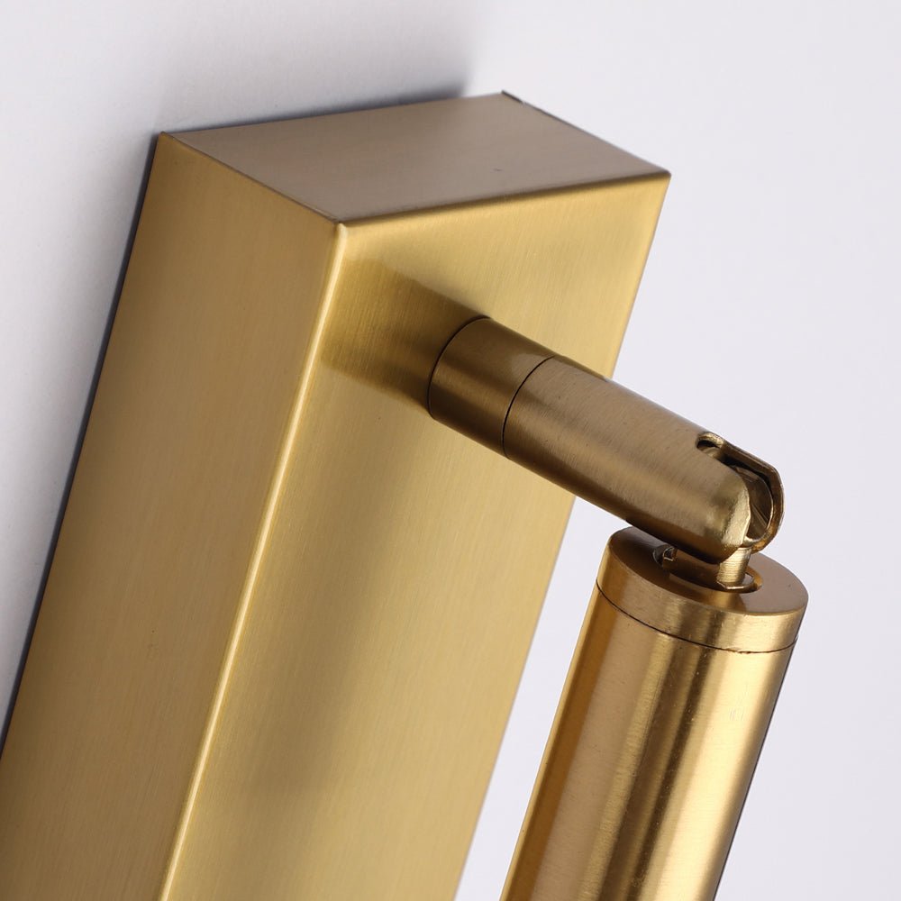 19.68'' Acrylic Tube 1 - Light LED Wall Lights Indoor - Black/Gold/Chrome Base