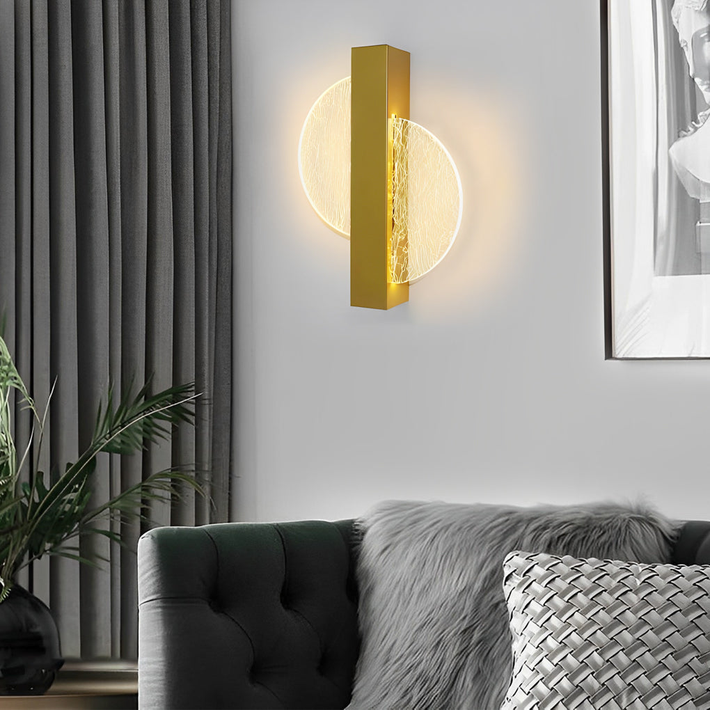 Round Square Semicircle Creative LED Nordic Bedside Wall Lamps Wall Lights
