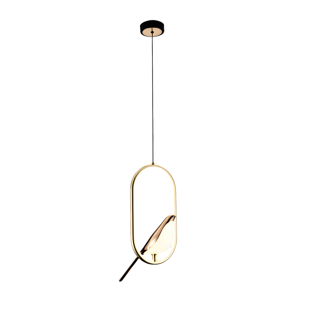 Modern Magpie Pendant Light - Circle/Oval Ring