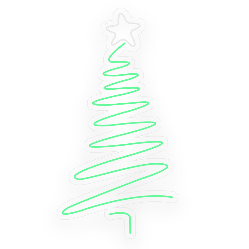 Ins LED Light Strip Luminous Line Christmas Tree Neon Signs Lights
