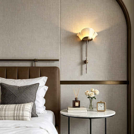 Floral Wall Light Modern Luxury Long-Arm Artistic Light