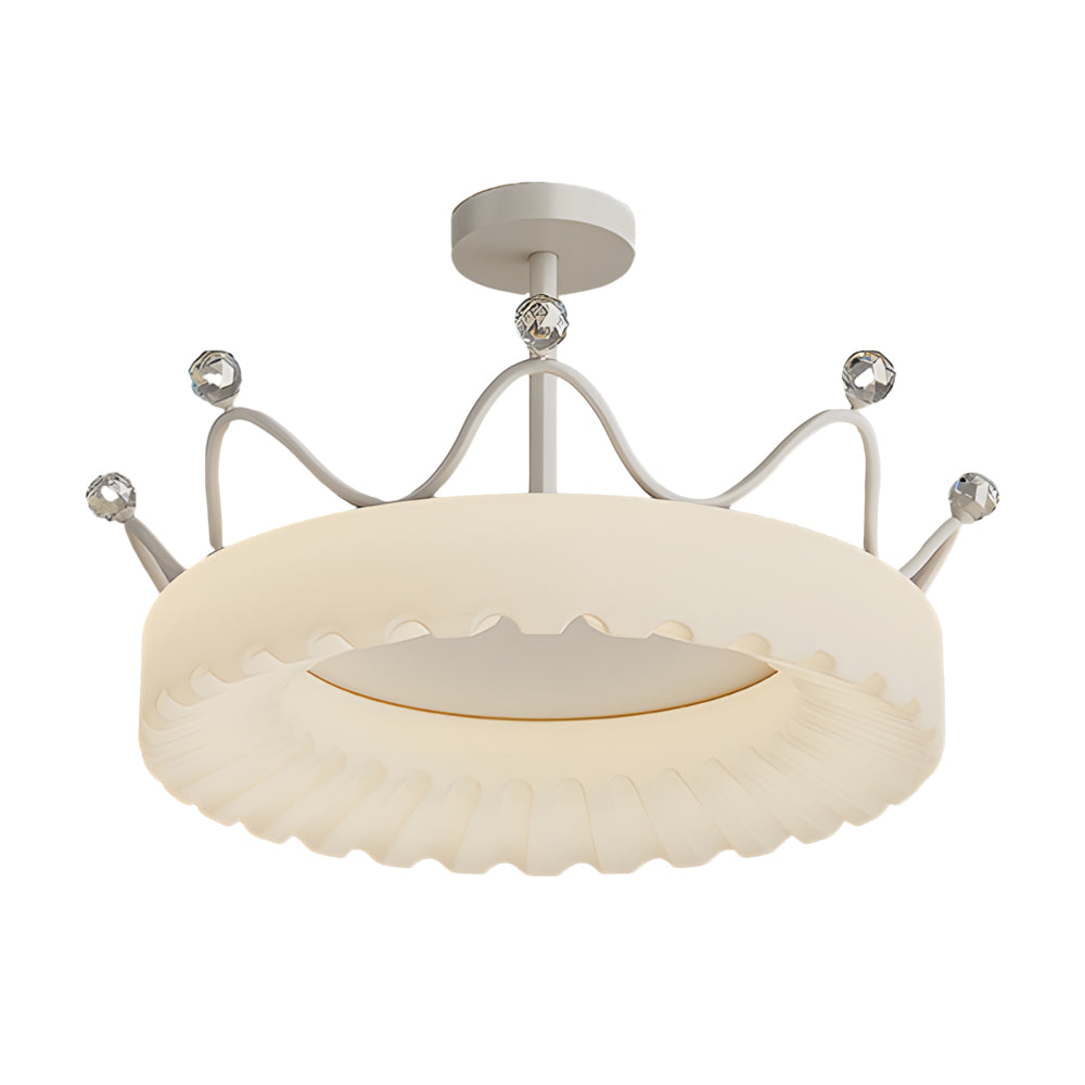 Creative Crowns Three Step Dimming LED Luxury Modern Ceiling Lights Fixture