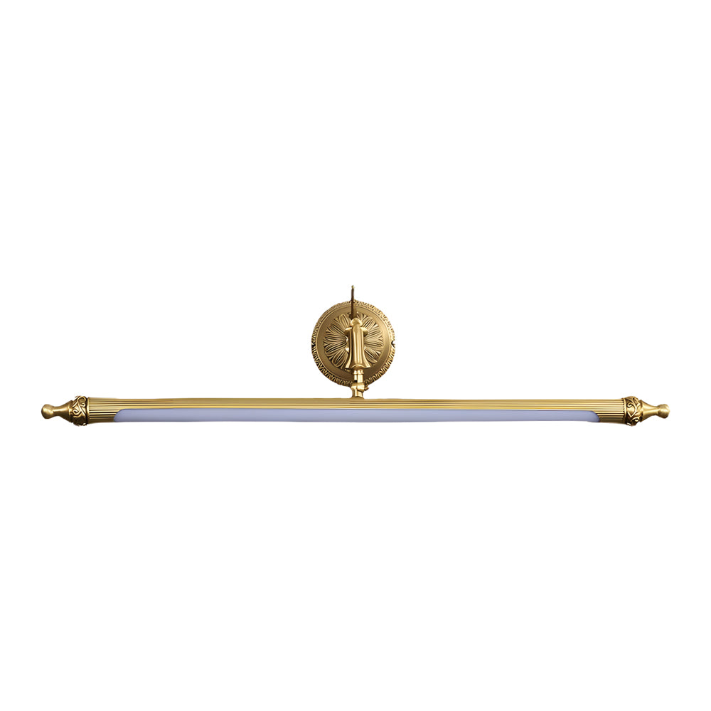 Antique Copper Linear 180° Adjustable Dimmable LED Vanity Light for Bathroom