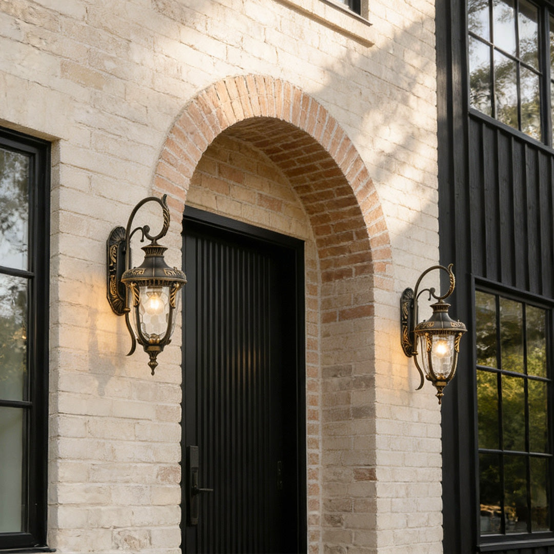 Outdoor Light Fixtures Wall Mounted European-Style Vintage Light