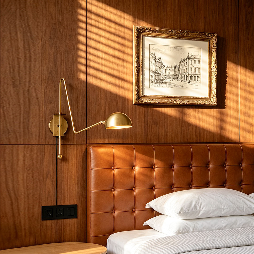 Swing Arm Wall Sconces Nordic Minimalist Adjustable Light
