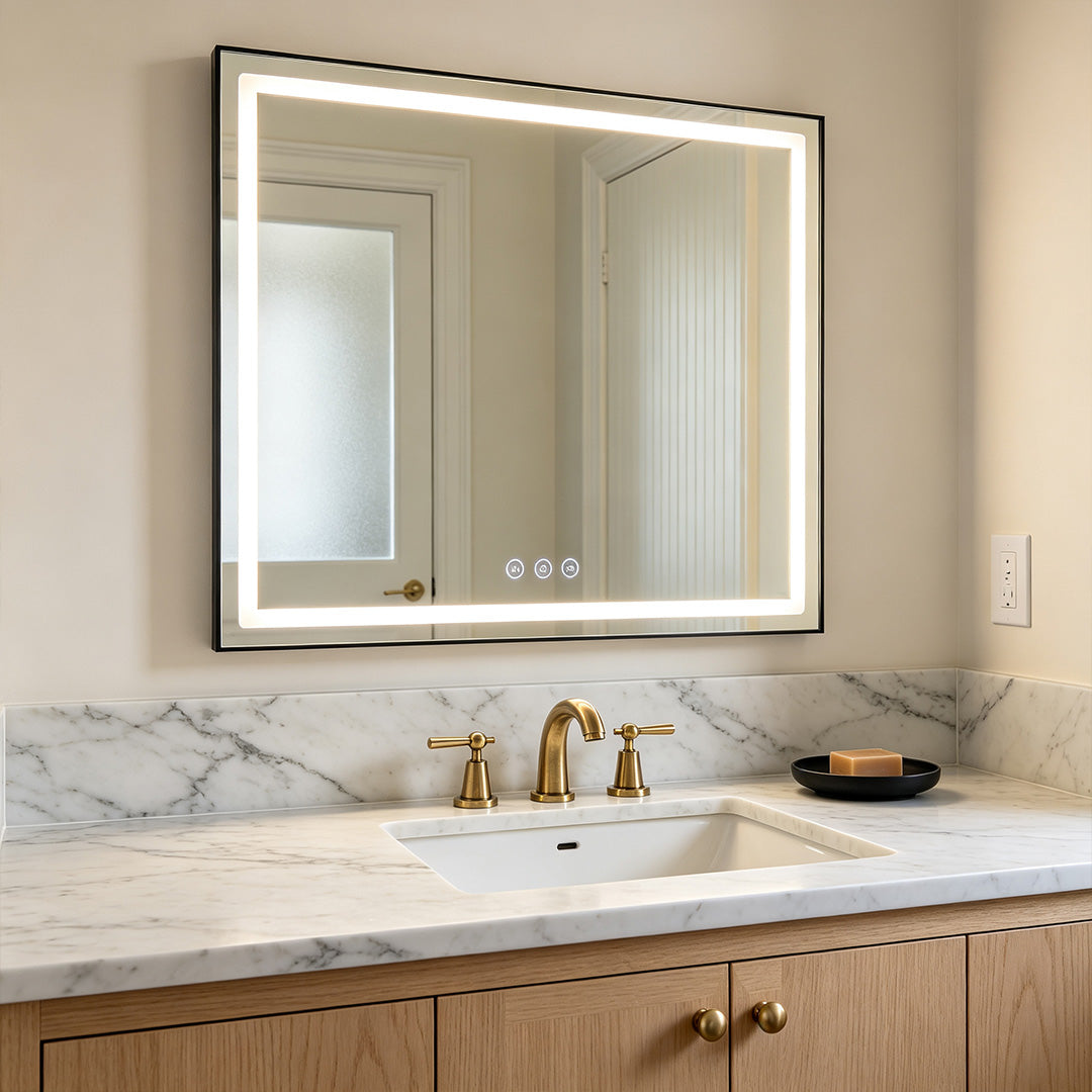 Bathroom Vanity Mirror Lights Smart LED Rectangular Light