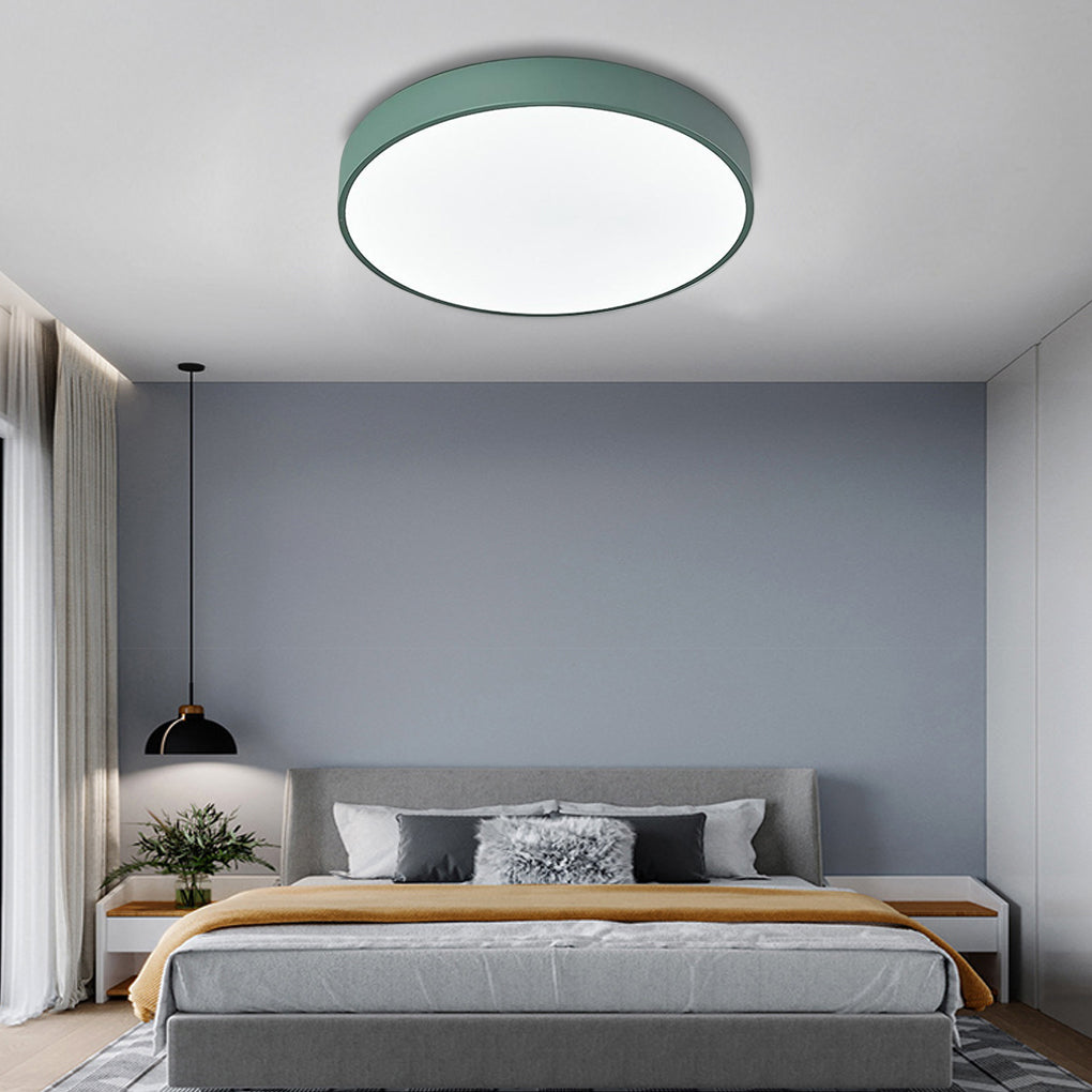 Ultra-thin Round LED Modern Ceiling Lights Flush Mount Lighting
