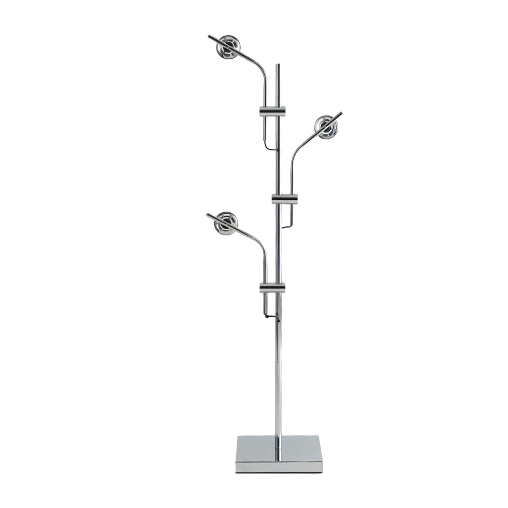Ins Art Projection Light LED Chrome Color Industrial Style Floor Lamp