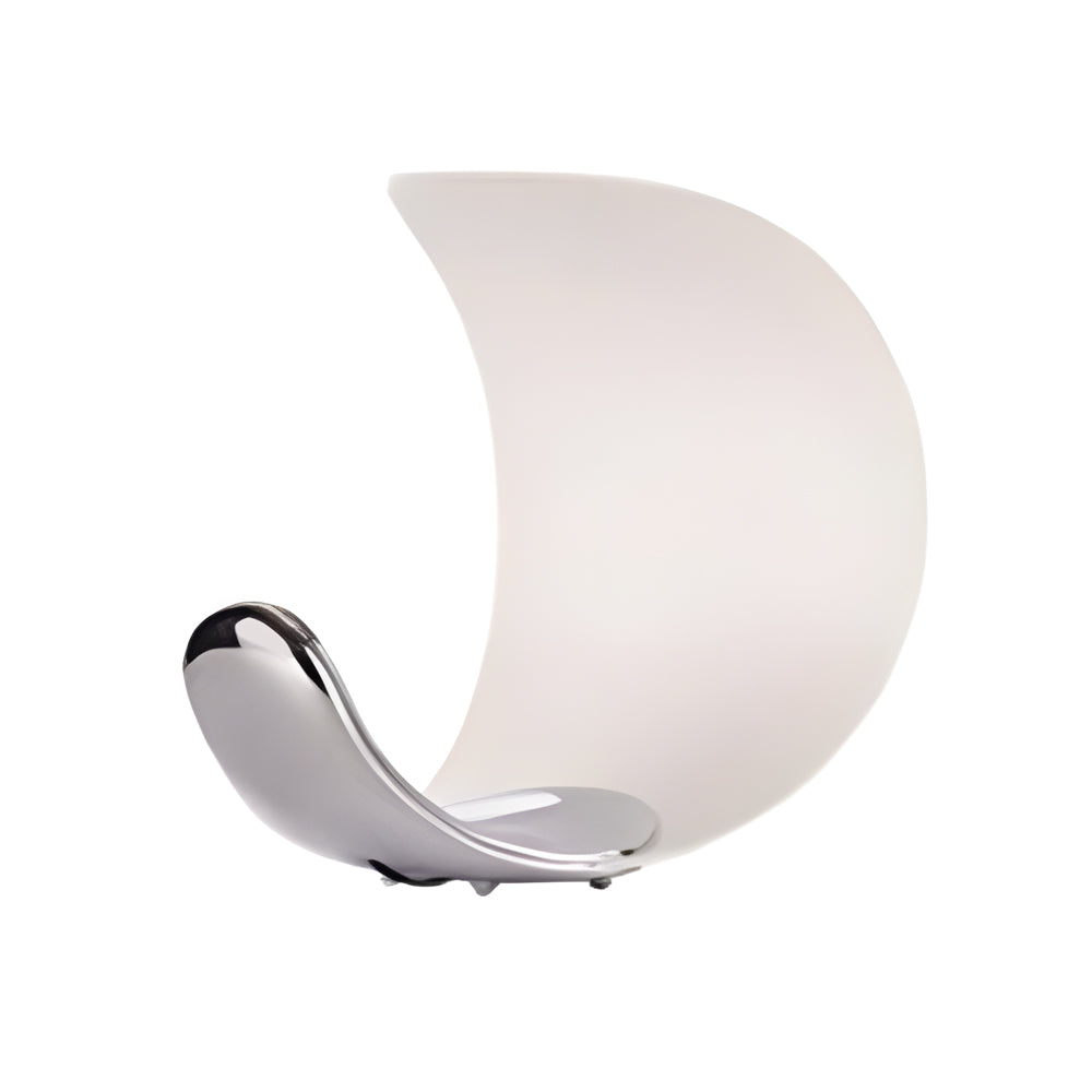 Aluminum Curved Moon Shaped Curl D76 LED Table Lamp Touch Dimming Desk Lamp