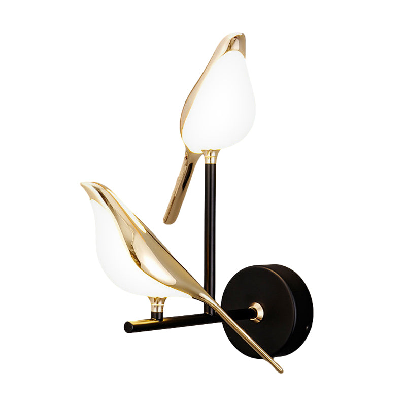 Magpies Creative Bird Adjustable LED Dimmable with Remote Nordic Wall Lamp