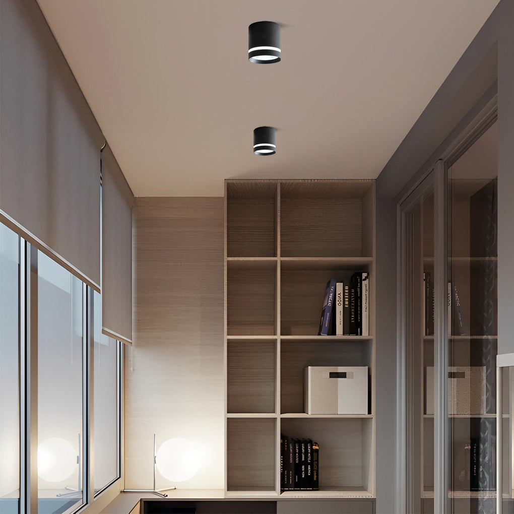 Cylindrical Shapes LED Modern Ceiling Lights Flush Mount Lighting
