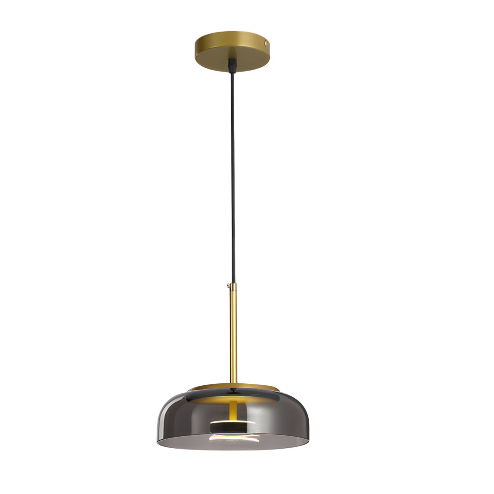 Classic Glass Pendant Lamp 1-Light Nordic LED Hanging Lamp