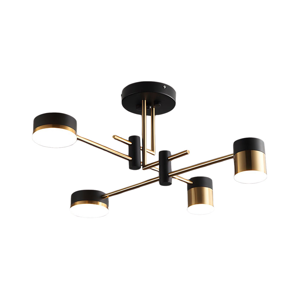 Modern 4/6/8-Light LED Dimmable Sputnik Chandelier