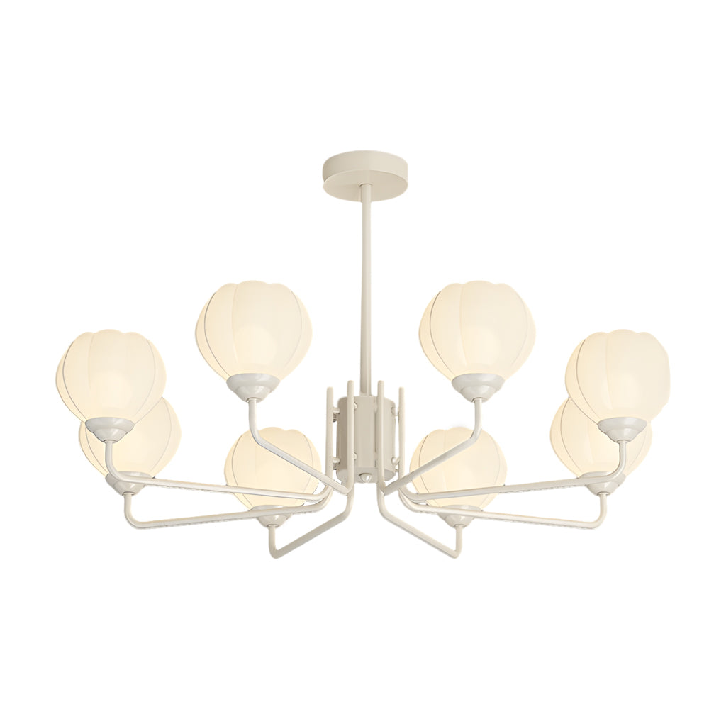 8 Flowers Bell Orchid Three Step Dimming Modern Hanging Lights Fixture