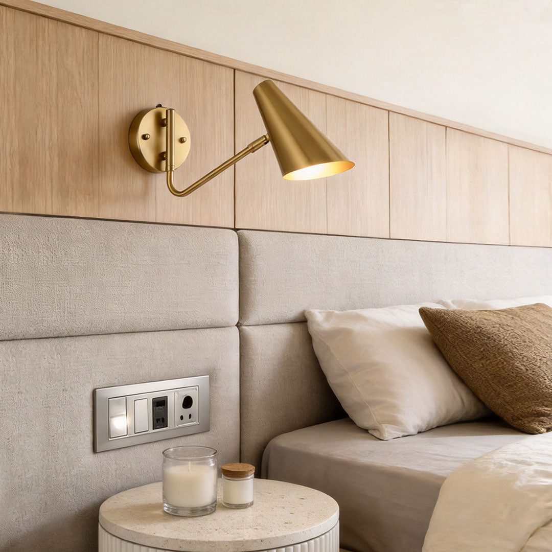 Adjustable Swing Arm Sconce Nordic Minimalist Wall Light
